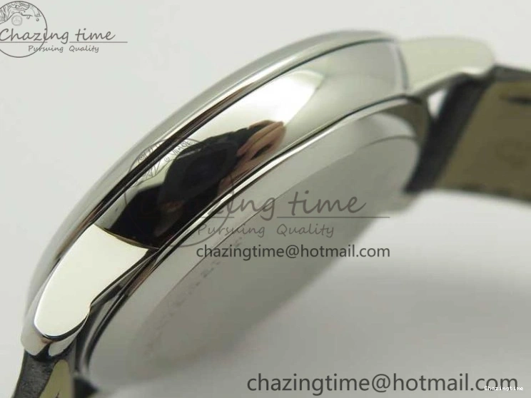 0316 De Ville Prestige Small Second TWF 1:1 Best Edition Black Dial on Black Leather Strap MIYOTA Resilient 8037